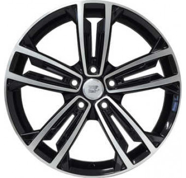 WSP Italy Volkswagen (W471) Naxos W7.5 R18 PCD5x112 ET49 DIA57.1 gloss black polished